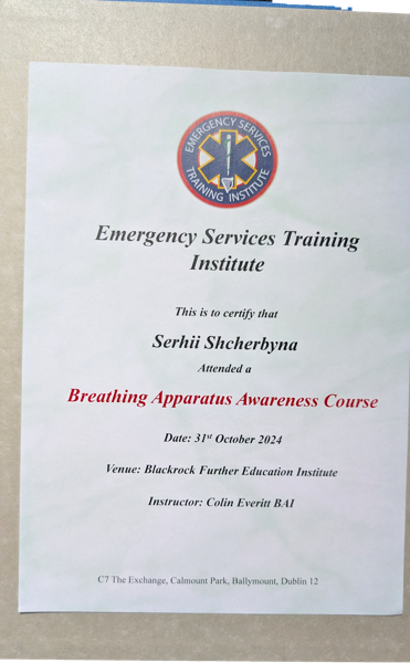 Emergency Services Training Institute — Breathing Apparatus Awareness